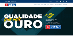 Desktop Screenshot of al.sesi.org.br